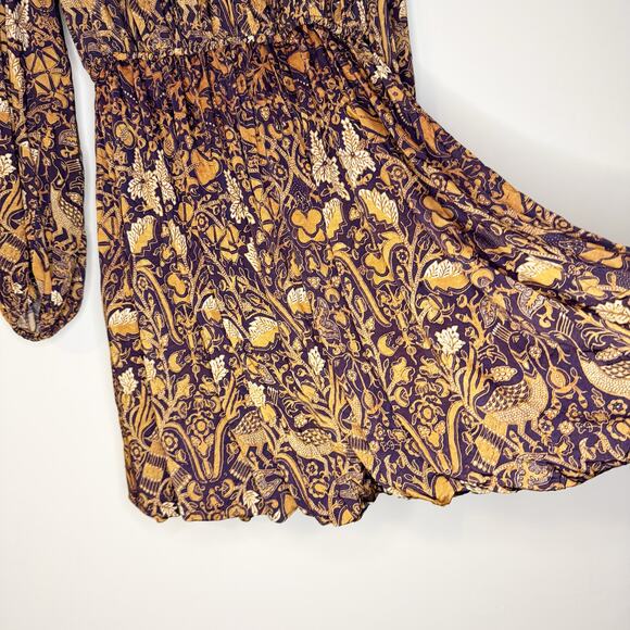 Ulla Johnson Wilhemina Printed Long Sleeve Mini Dress Small - Picture 6 of 13